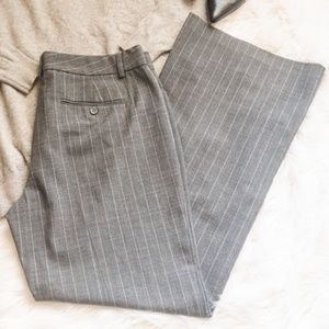 Express Gray Pinstripe Editor Pants Size 12